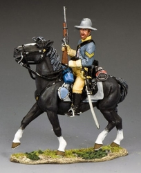 CW110 Confederate Cavalry Corporal Holding Carbine